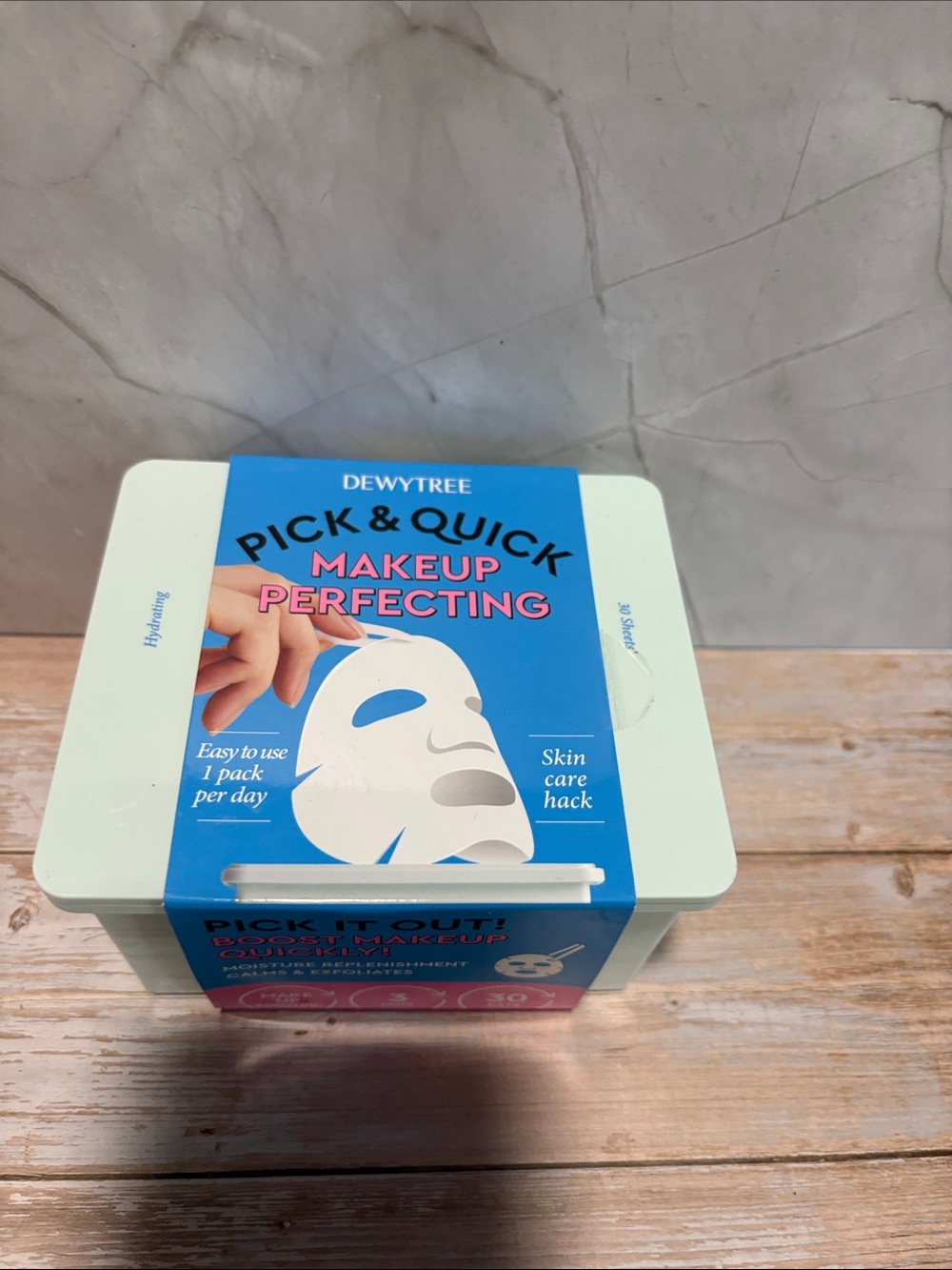 Pick & Quick Makeup Perfecting Sheet Masks – Blue
